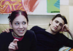 Marla Sokoloff and James Franco