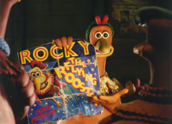 A scene from 'Chicken Run'