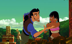 A scene from 'The Road to El Dorado'