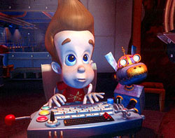 A scene from 'Jimmy Neutron Boy Genius'