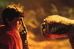 A scene from 'E.T. The Extra-Terrestrial'