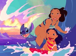 A scene from 'Lilo & Stitch'