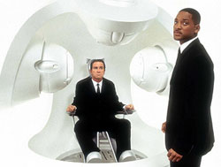 A scene from 'Men In Black II'