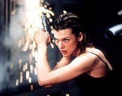 A scene from 'Resident Evil'