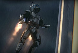 A scene from 'Star Wars: Episode II - Attack of the Clones'