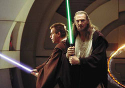 A scene from 'Star Wars Episode I: The Phantom Menace'
